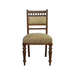 Antique Set of Four Dining Chairs, Edwardian, Mahogany, Upholstered, circa 1910
