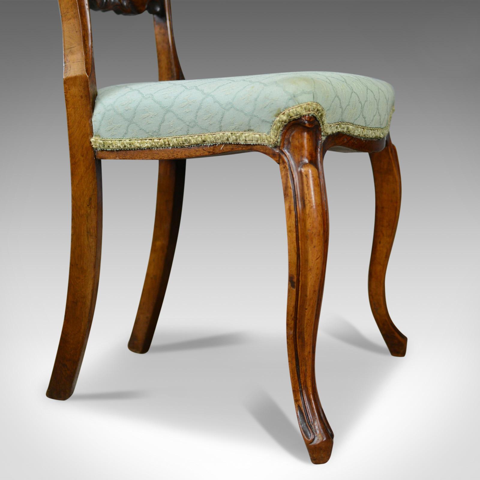 Antique Set of Four Dining Chairs, English, William IV, Rosewood, circa 1835 5