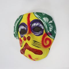 Antique Set of Mexican Papier-Mâché Masks