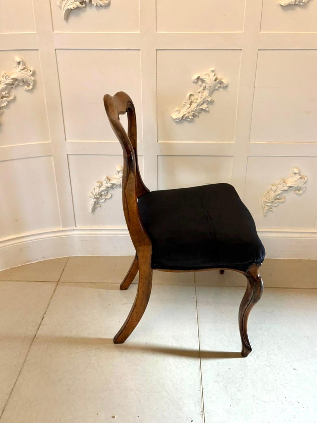 Antike Satz von sechs Qualität viktorianischen Palisander Ballon zurück Esszimmerstühle (Englisch) im Angebot