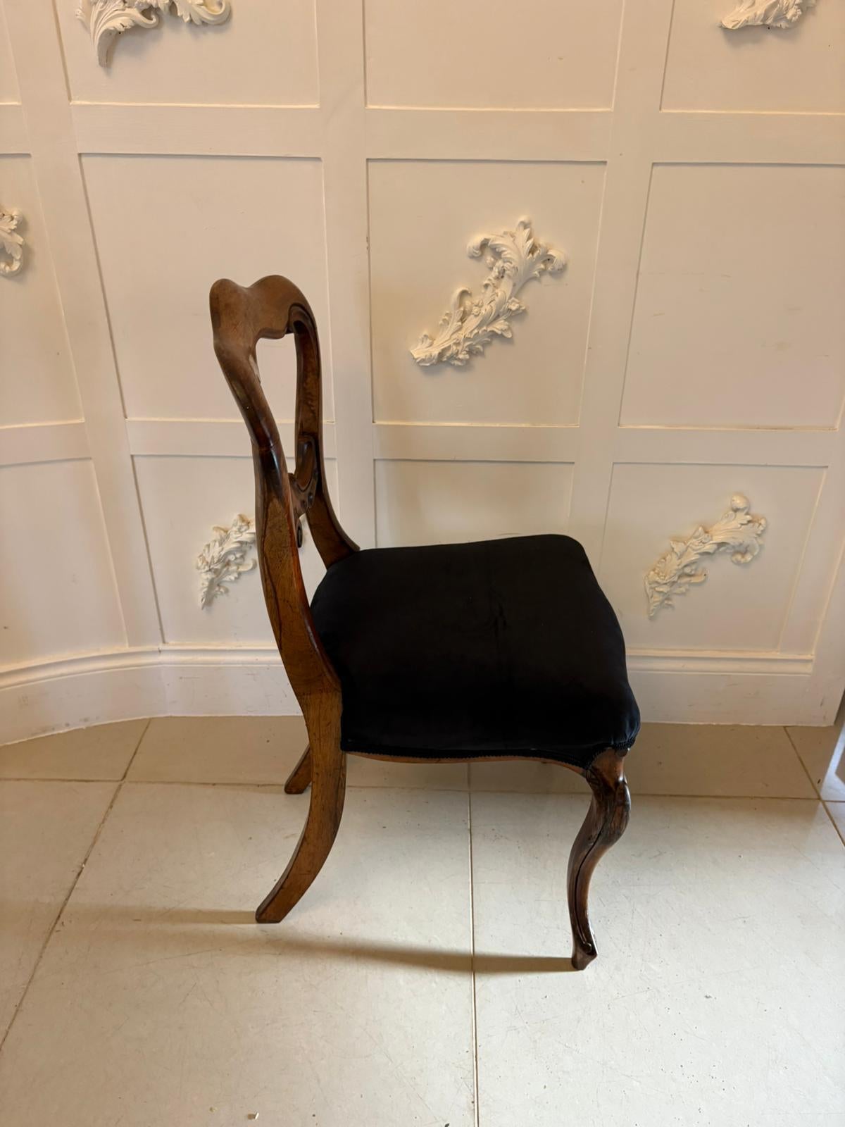 Antike Satz von sechs Qualität viktorianischen Palisander Ballon zurück Esszimmerstühle im Zustand „Gut“ im Angebot in Suffolk, GB