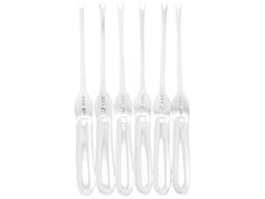 Antique Set of Six Sterling Silver Lobster Picks