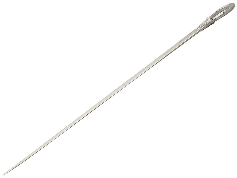 Antique Set of Six Sterling Silver Meat Skewers by Paul Storr at 1stDibs