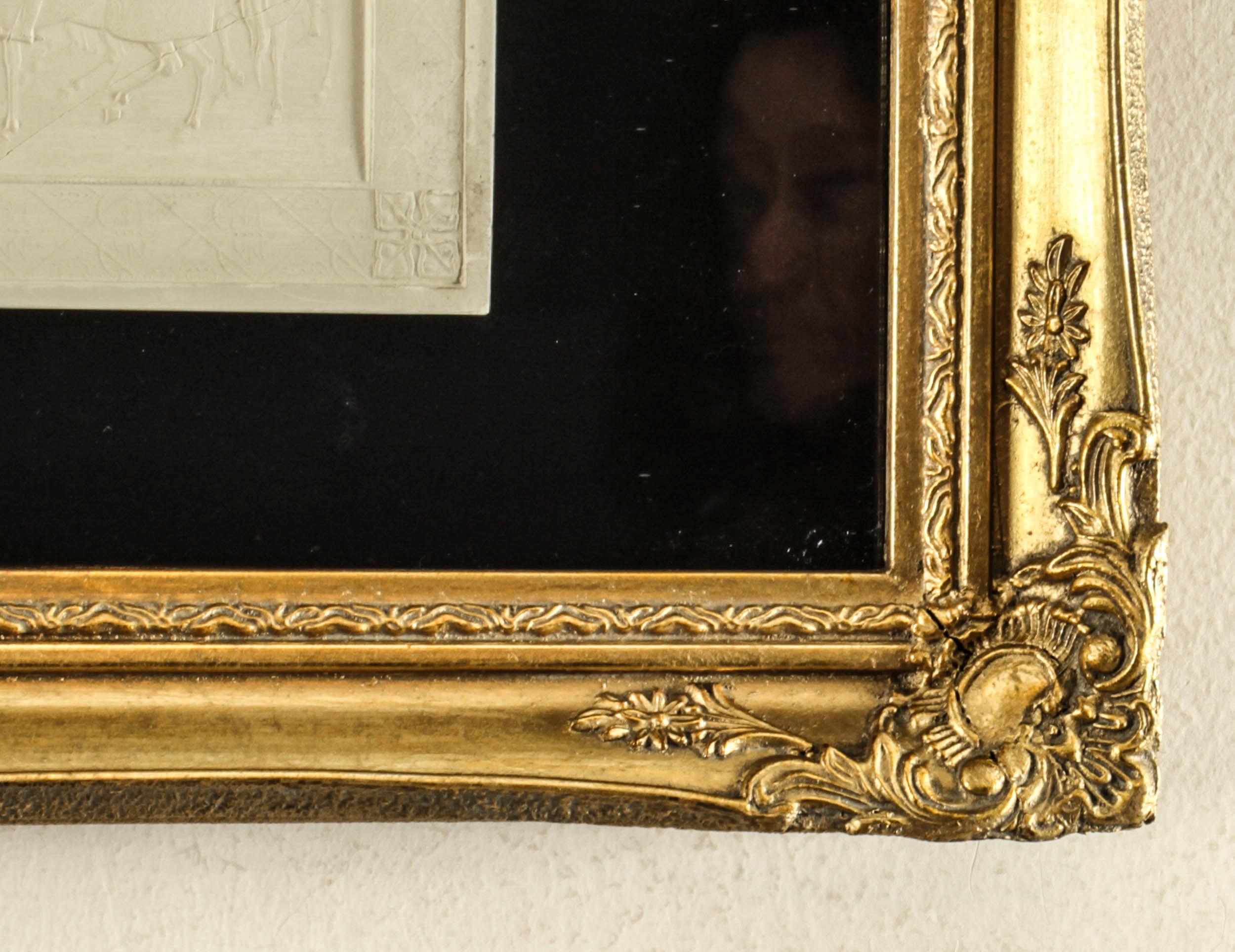 Antique Set of Three Box Framed Grand Tour Giovanni Liberotti Intaglios 19th C For Sale 1