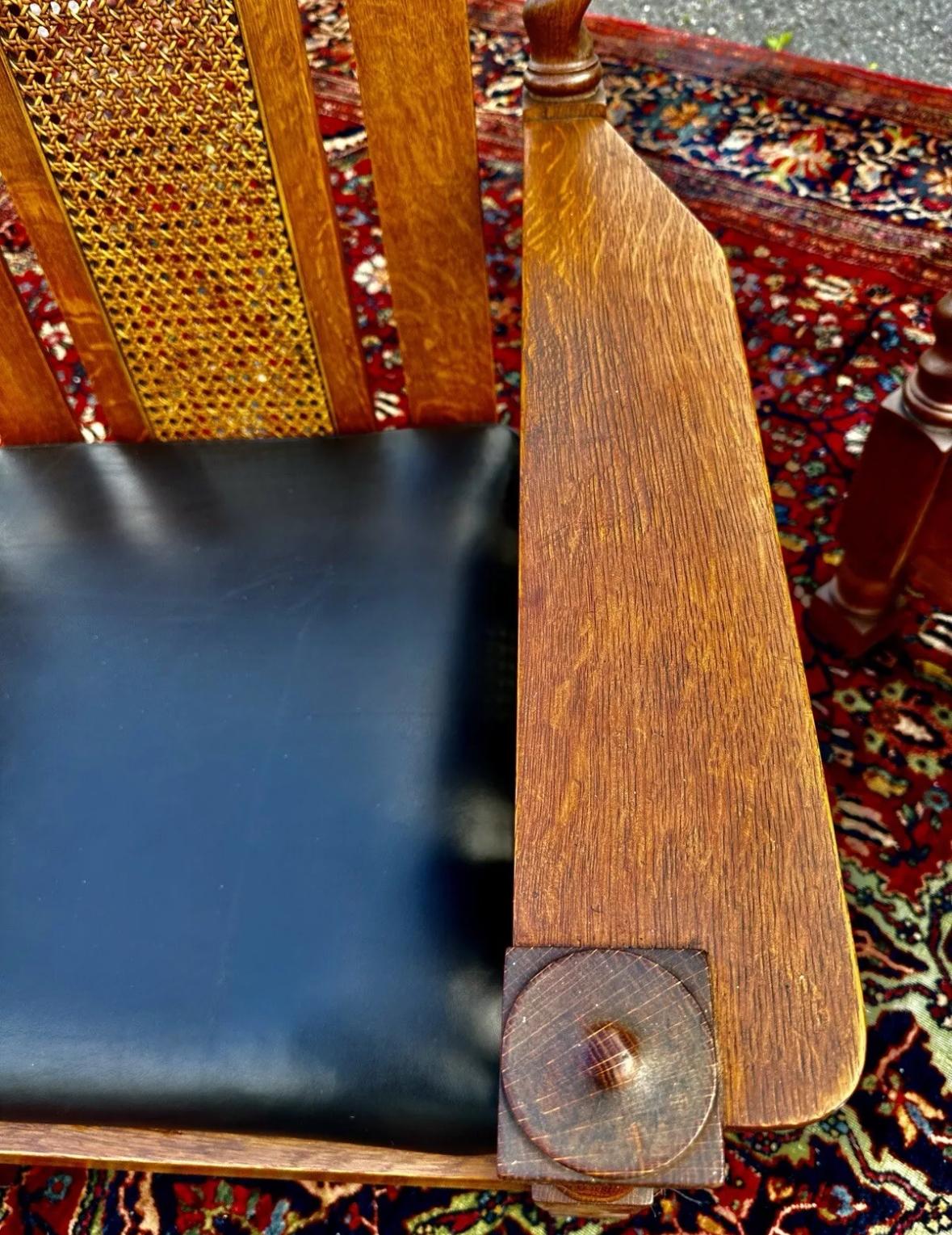 ANTIQUE Ensemble de trois sièges Stickley Brothers, c. 1900 - W8018      MUST SELL en vente 5