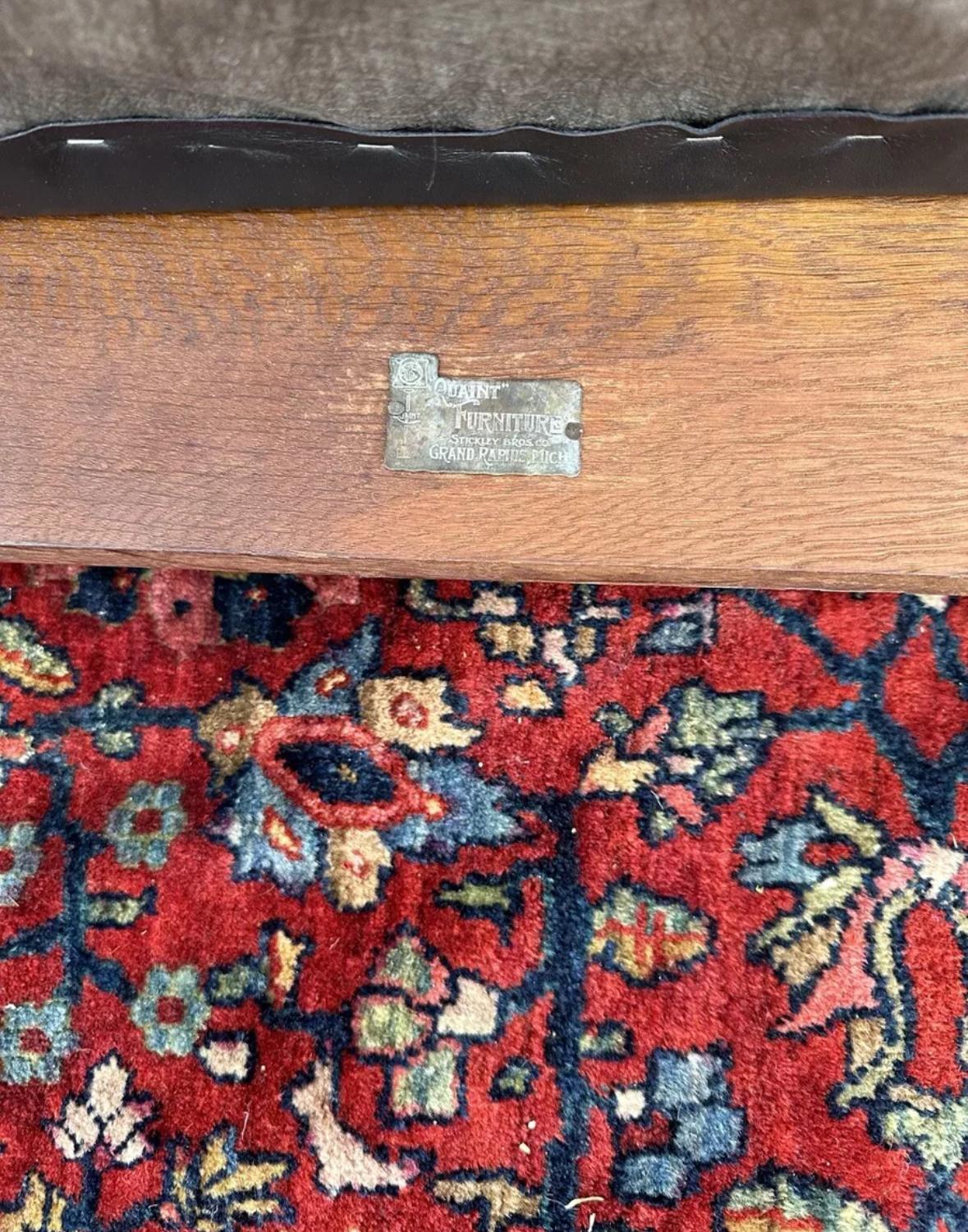 ANTIQUE Ensemble de trois sièges Stickley Brothers, c. 1900 - W8018      MUST SELL en vente 3