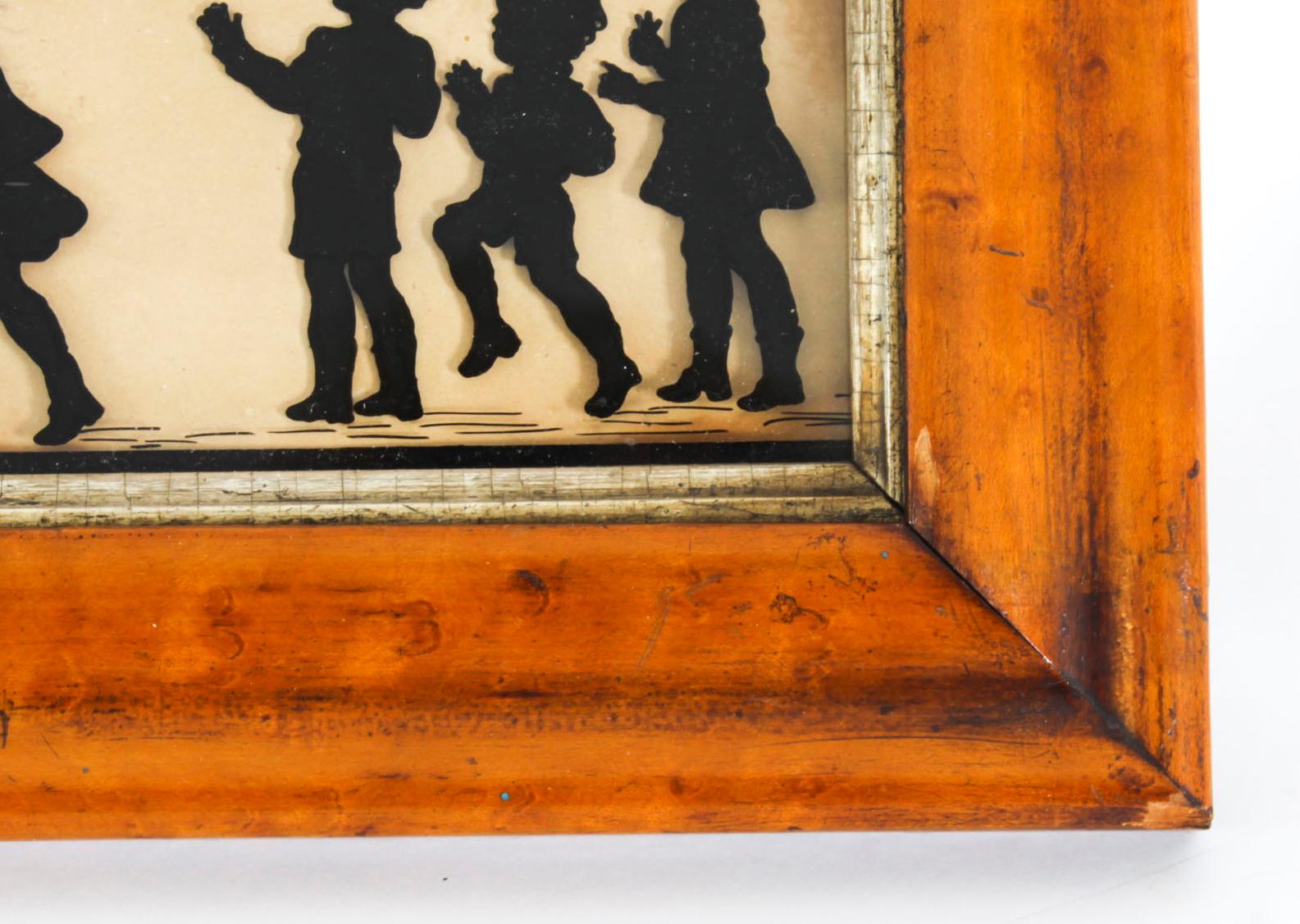Conjunto antiguo de tres siluetas victorianas Siglo XIX en venta 8