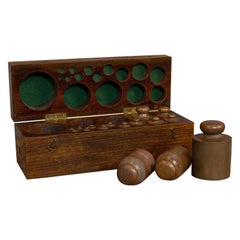 Antique Set of Weights, French, Bronze, Scientific, Apothecary, Assay circa 1900