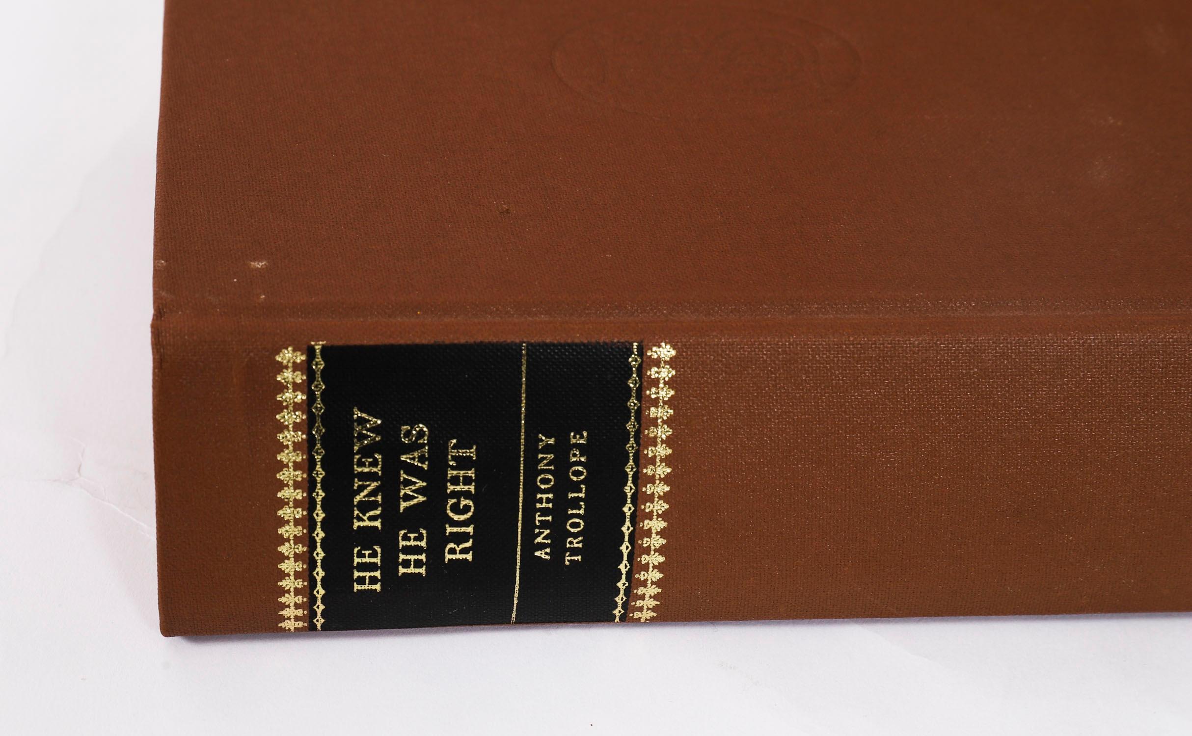 Antique Set45 Furnishing Books Anthony Trollope 
