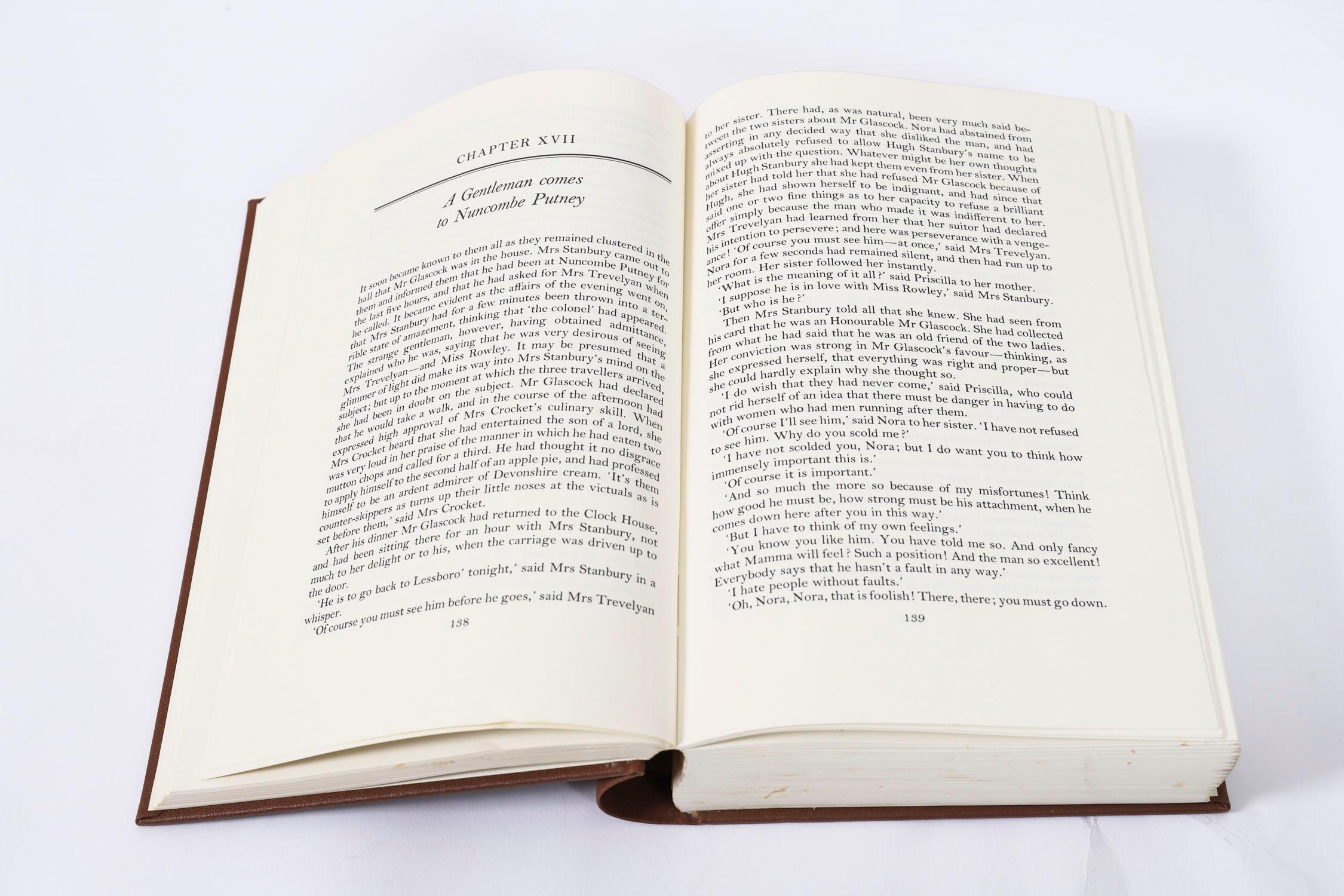 A superb set of forty five volumes by Anthony Trollope, including  