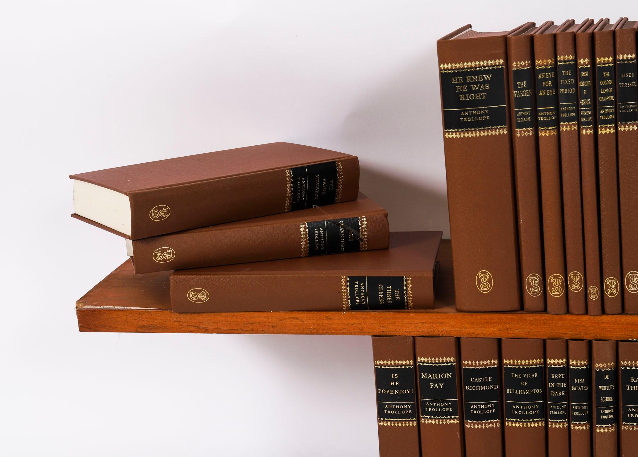 Antique Set45 Furnishing Books Anthony Trollope 