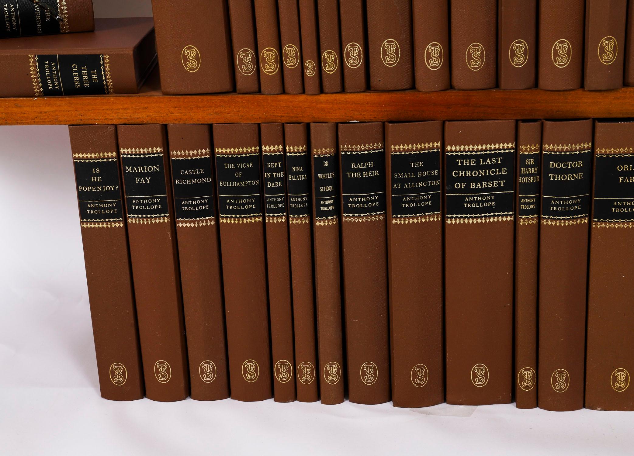 Antique Set45 Furnishing Books Anthony Trollope 