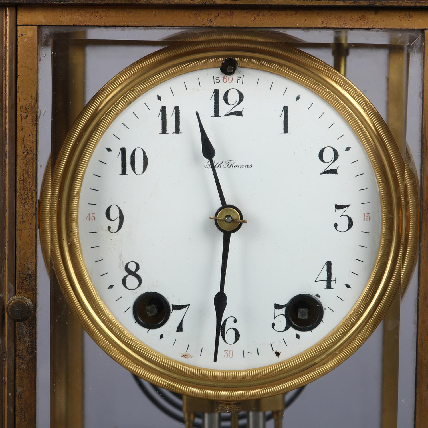 seth thomas crystal regulator clock
