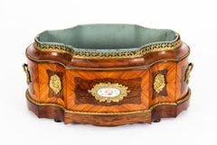 Antique Sevres Porcelain Ormolu Mounted Planter Jardiniere 19th Century