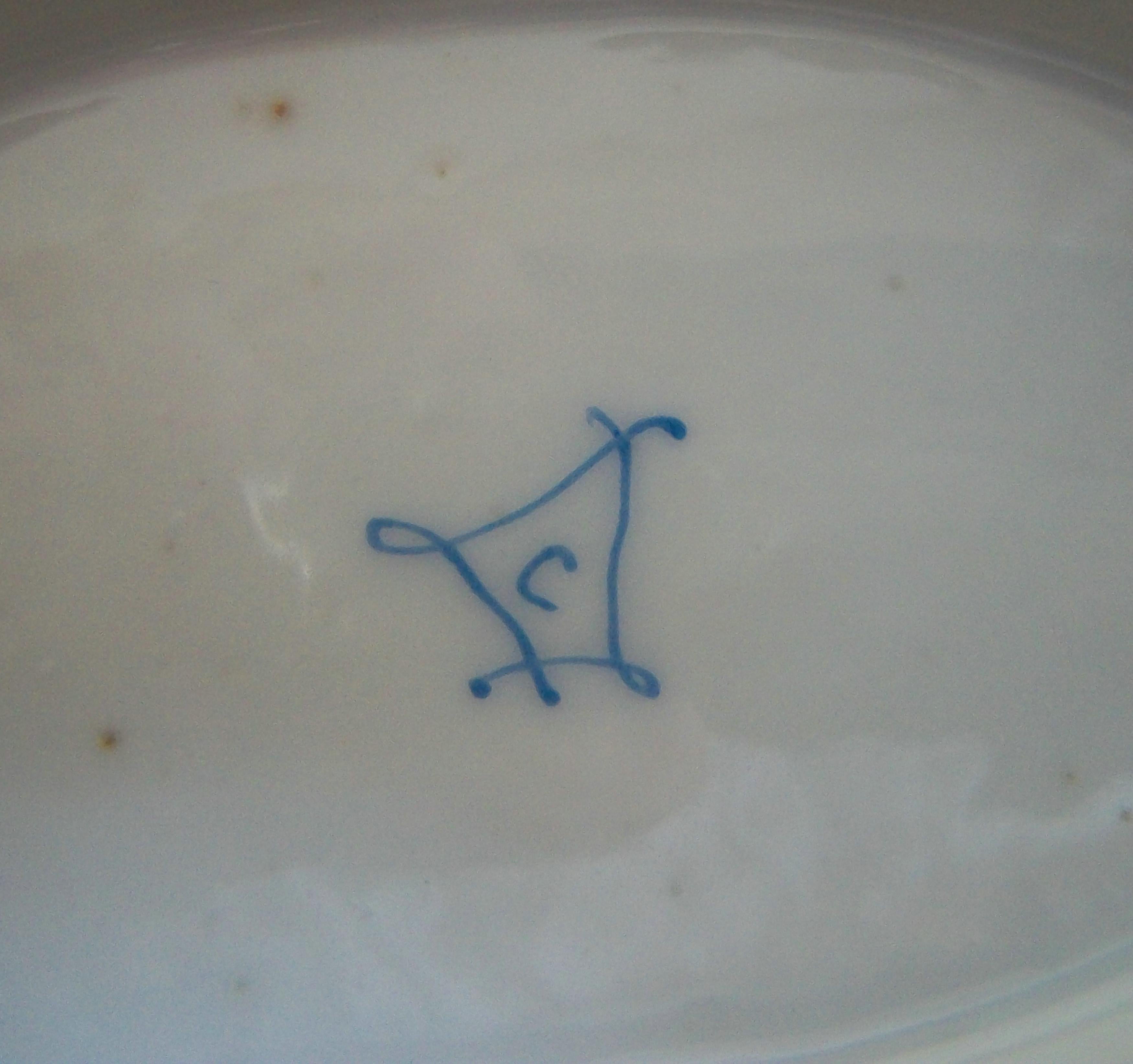 Antico cestino in porcellana e bronzo dorato in stile Sèvres - Francia - Fine XIX secolo in vendita 5