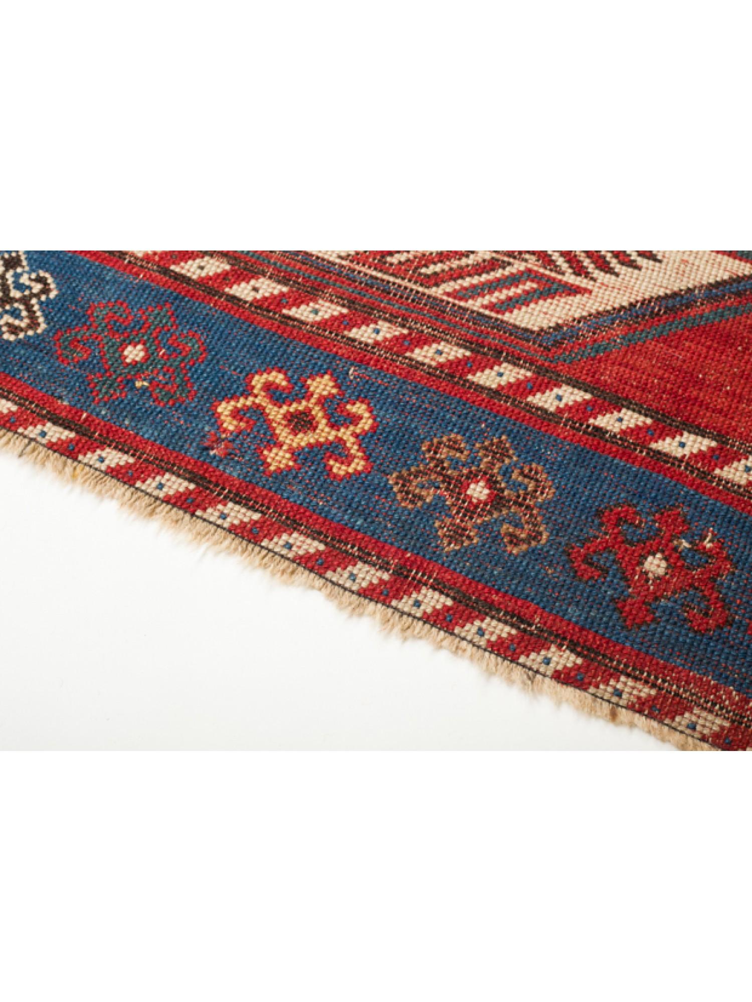 Antique Sewan Kazak Rug Sevan Caucasian Carpet Late-19th Century Caucasus In Good Condition For Sale In Tokyo, JP