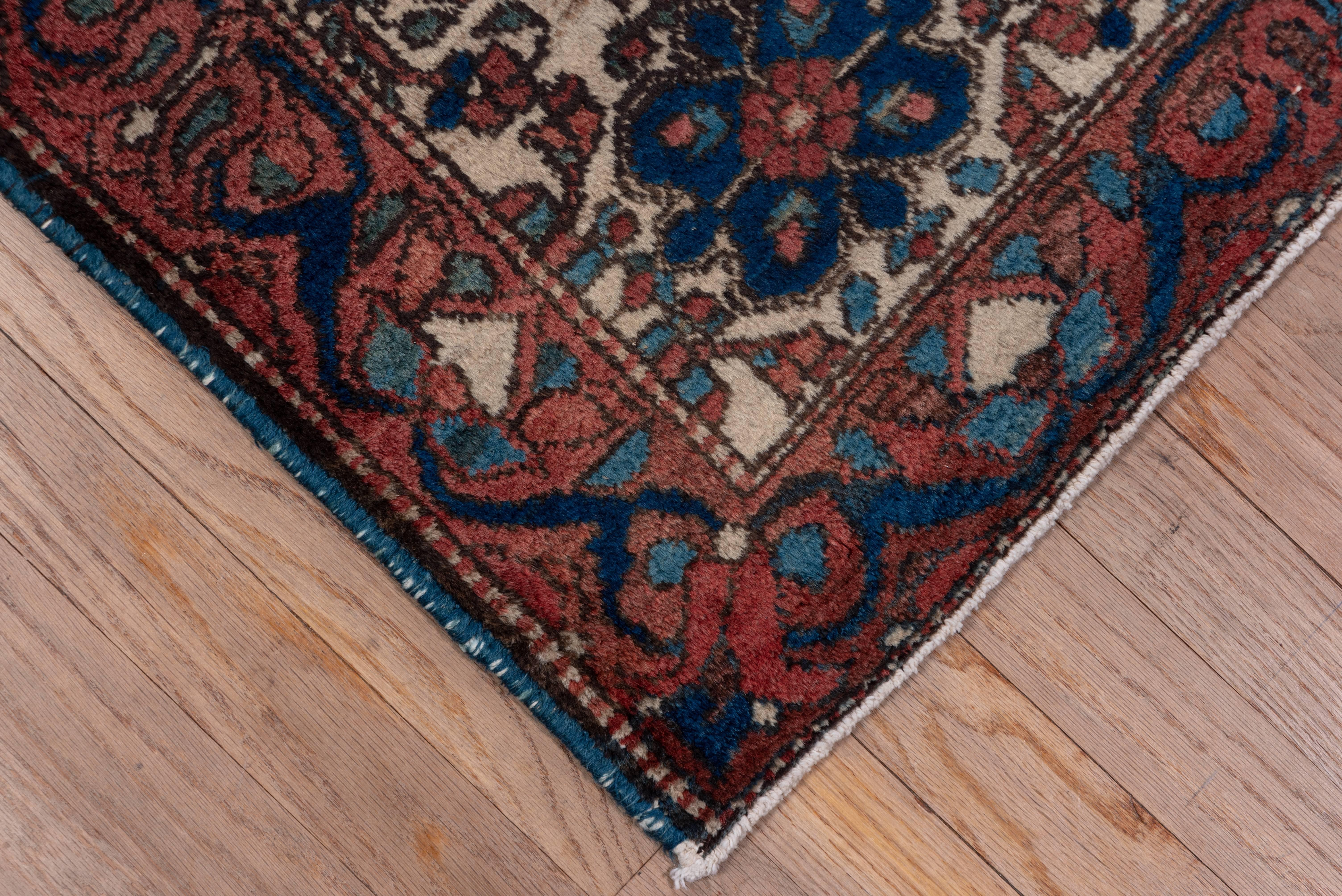 Persian Antique Shabby Chic Baktiary Carpet