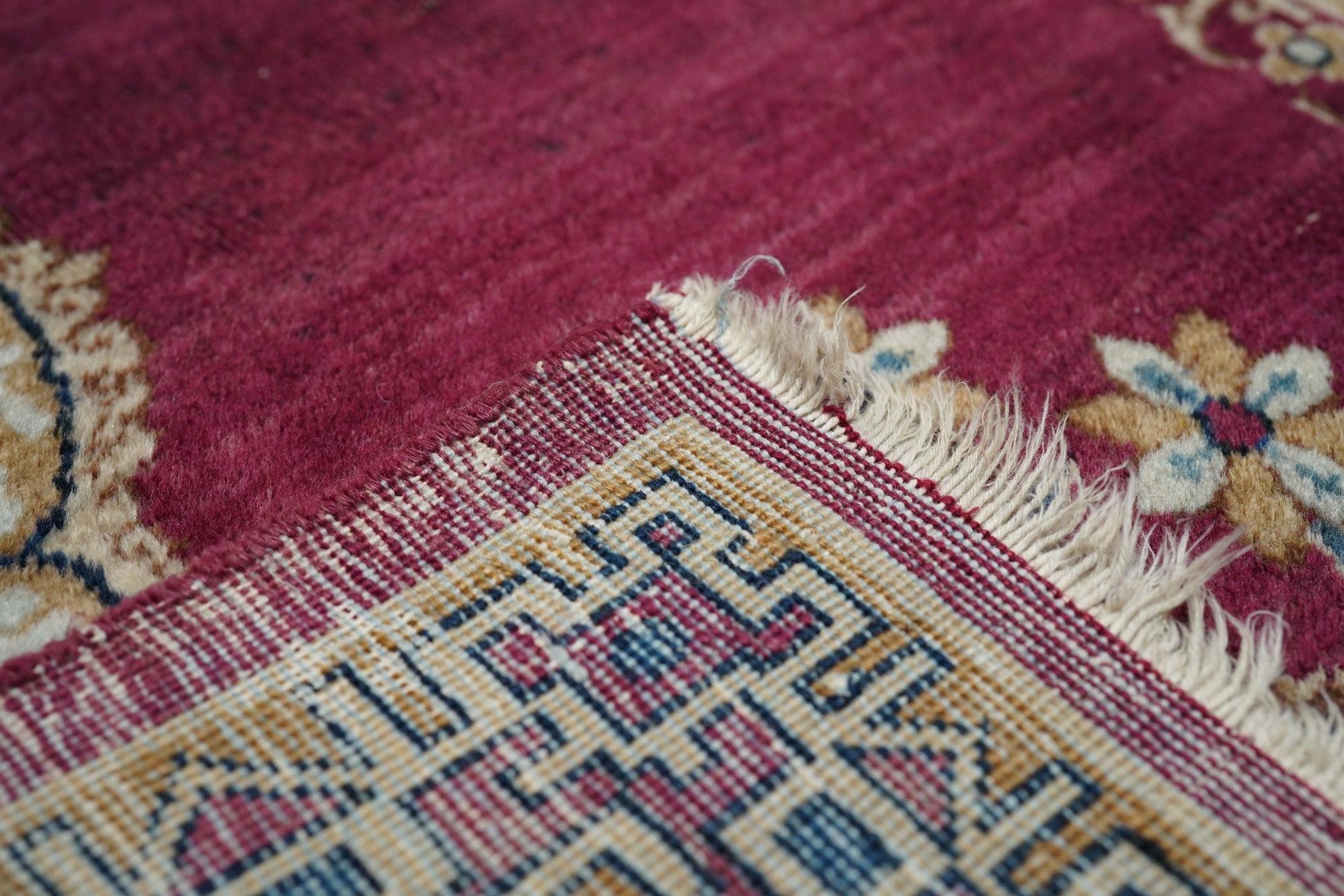 Tapis ancien Shabi Sheek Kerman 5'4'' x 8'0'' (en anglais) en vente 1