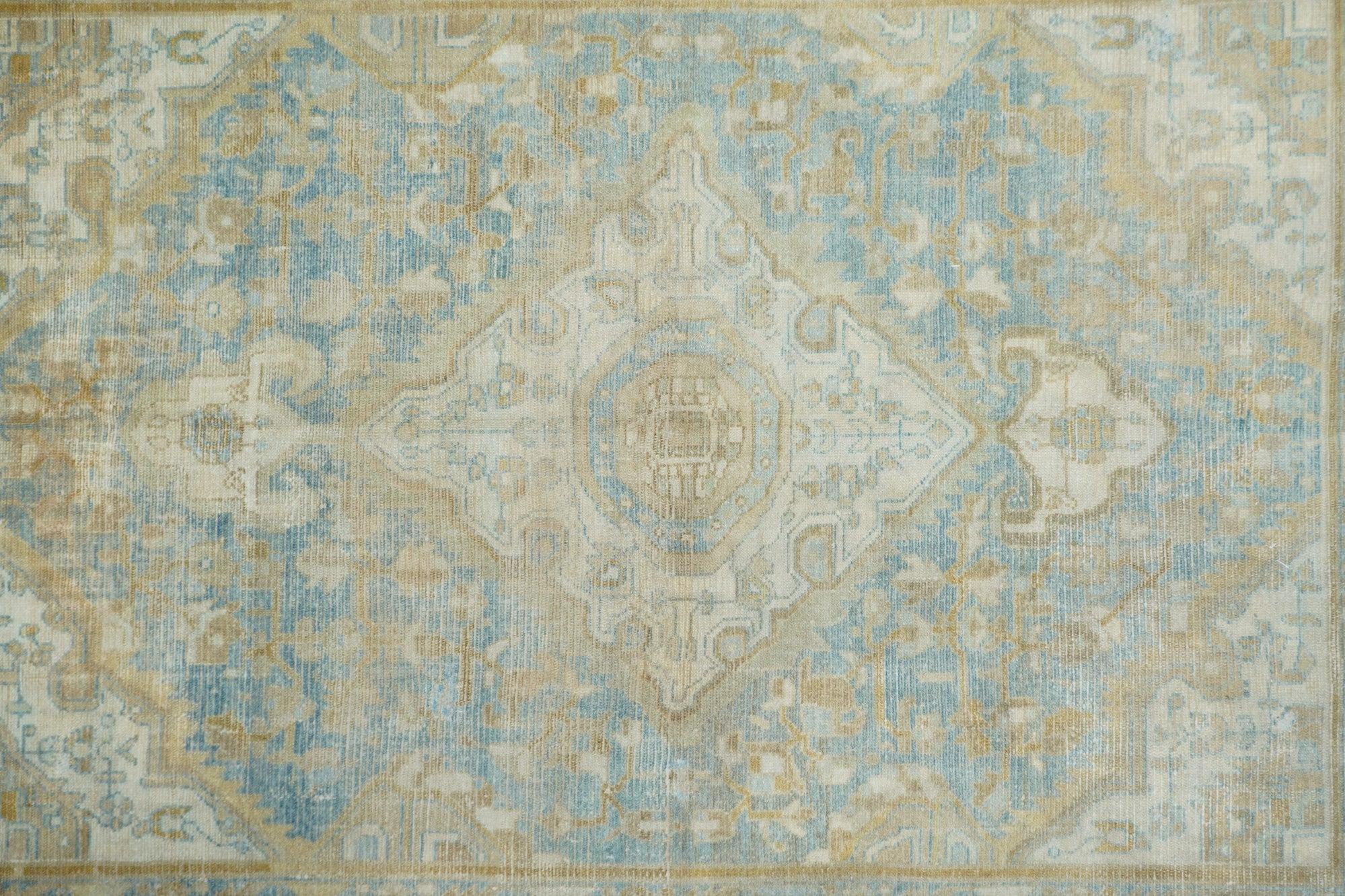 Alfombra antigua Shabi Sheek Malayer 4'6'' x 6'6'' Turkmeno en venta
