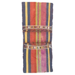 Antique Shahsaband Silk Textile Bag 1'7'' x 3'6''