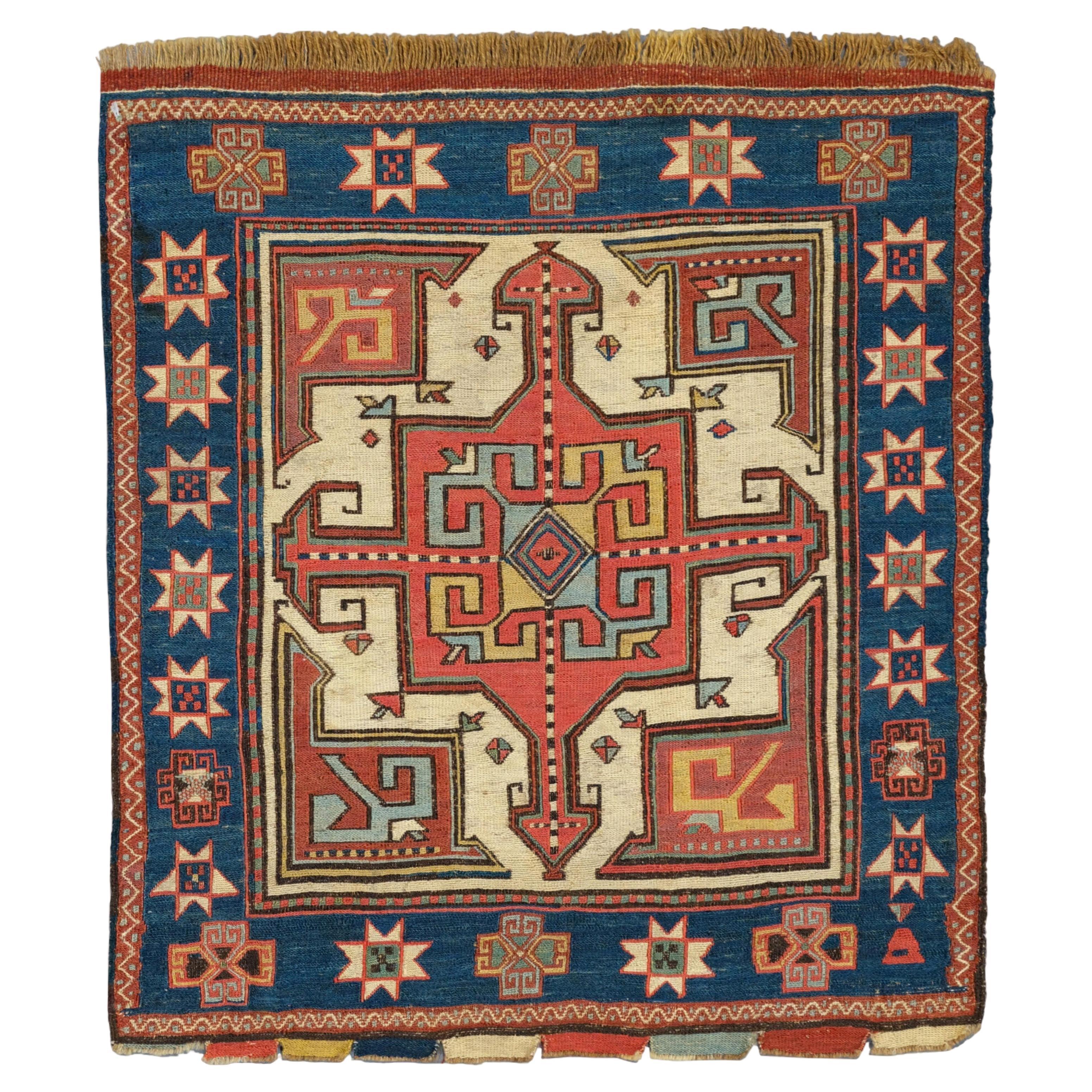 Face de sac Shahsavan - 19ème siècle, tapis du Caucase