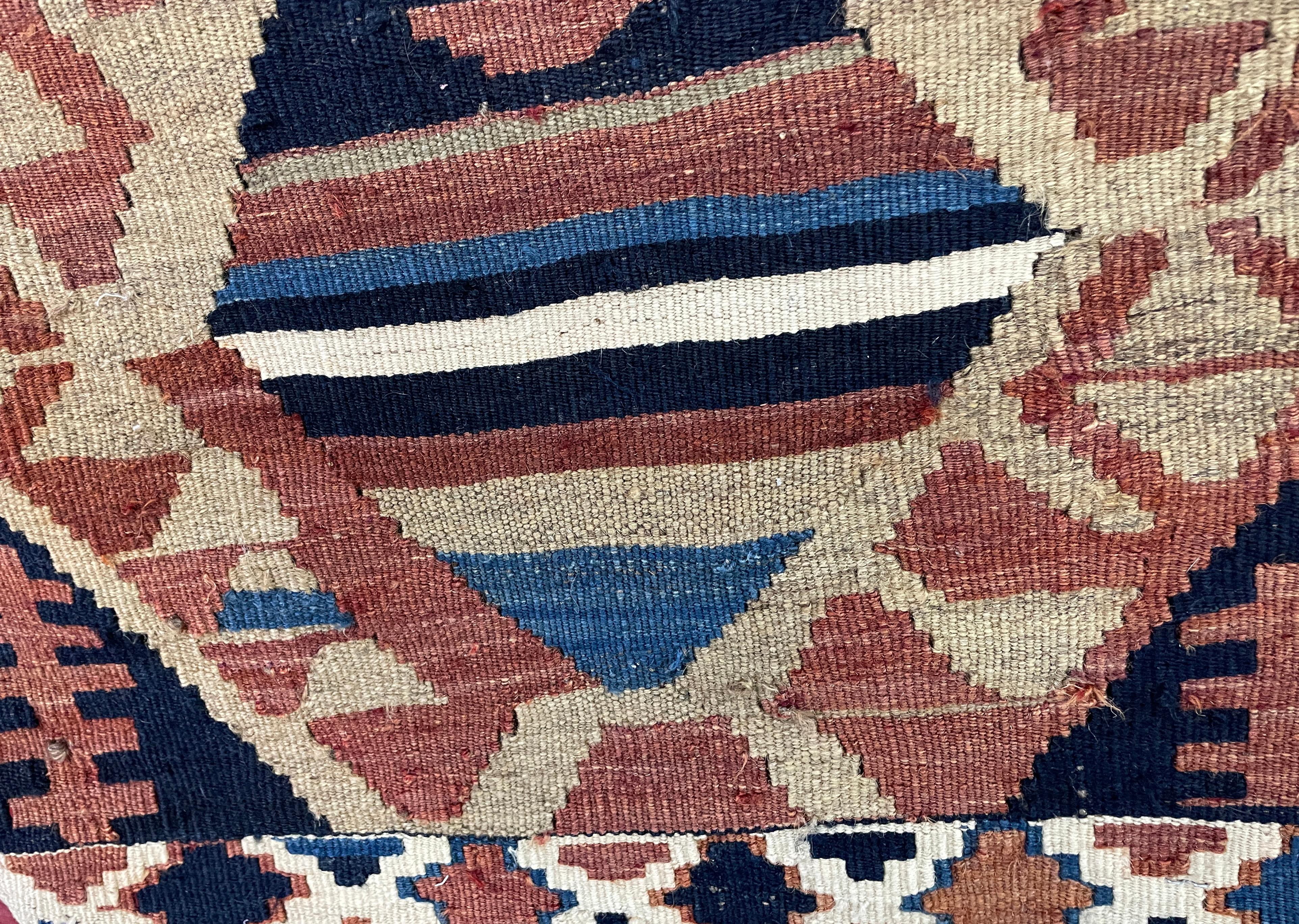 Tribal Antique Shahsavan Kilim/Rug, c-1900's