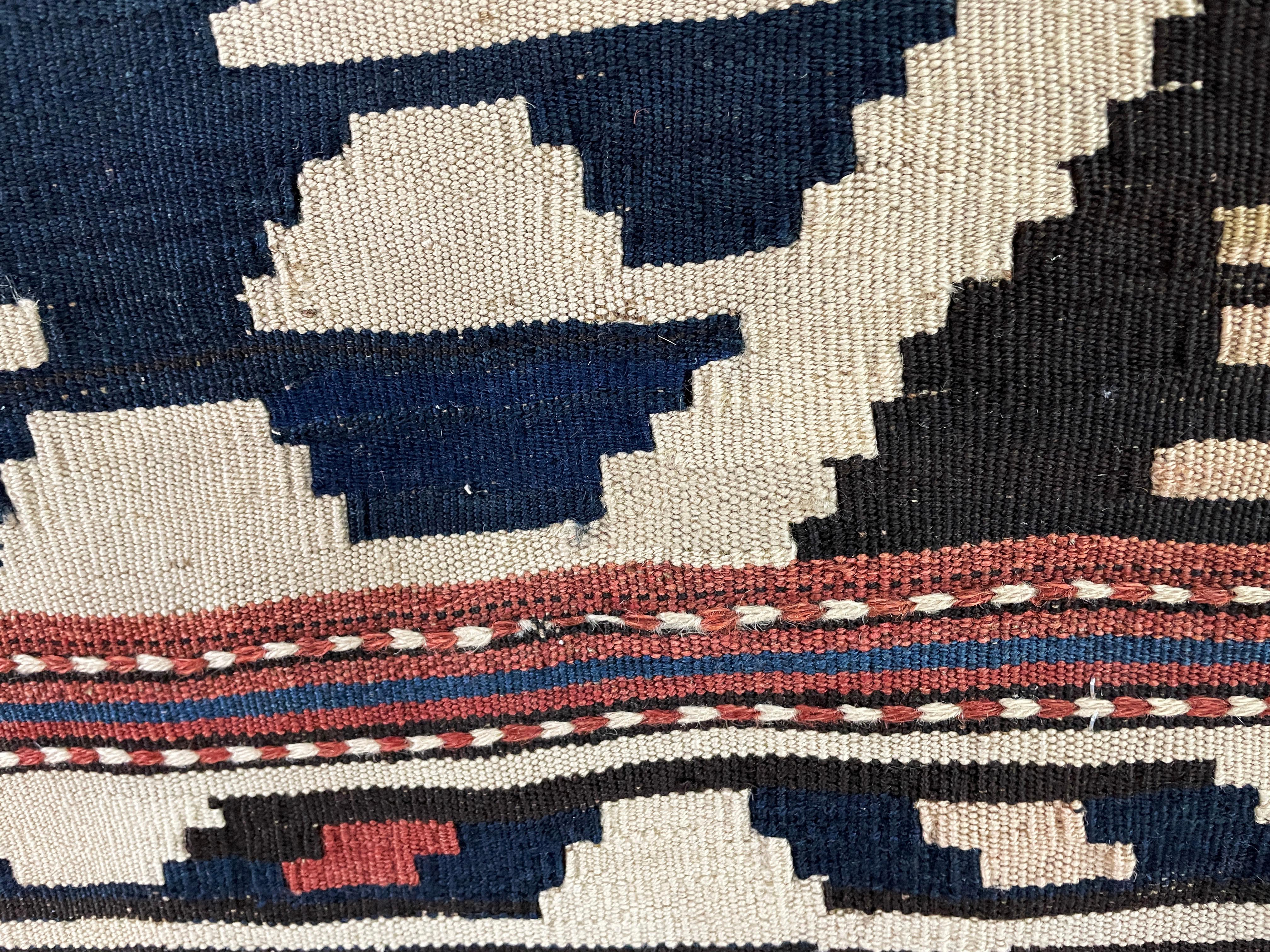 Antiguo Shahsavan Kilim/alfombra, c-1900 Tribal en venta