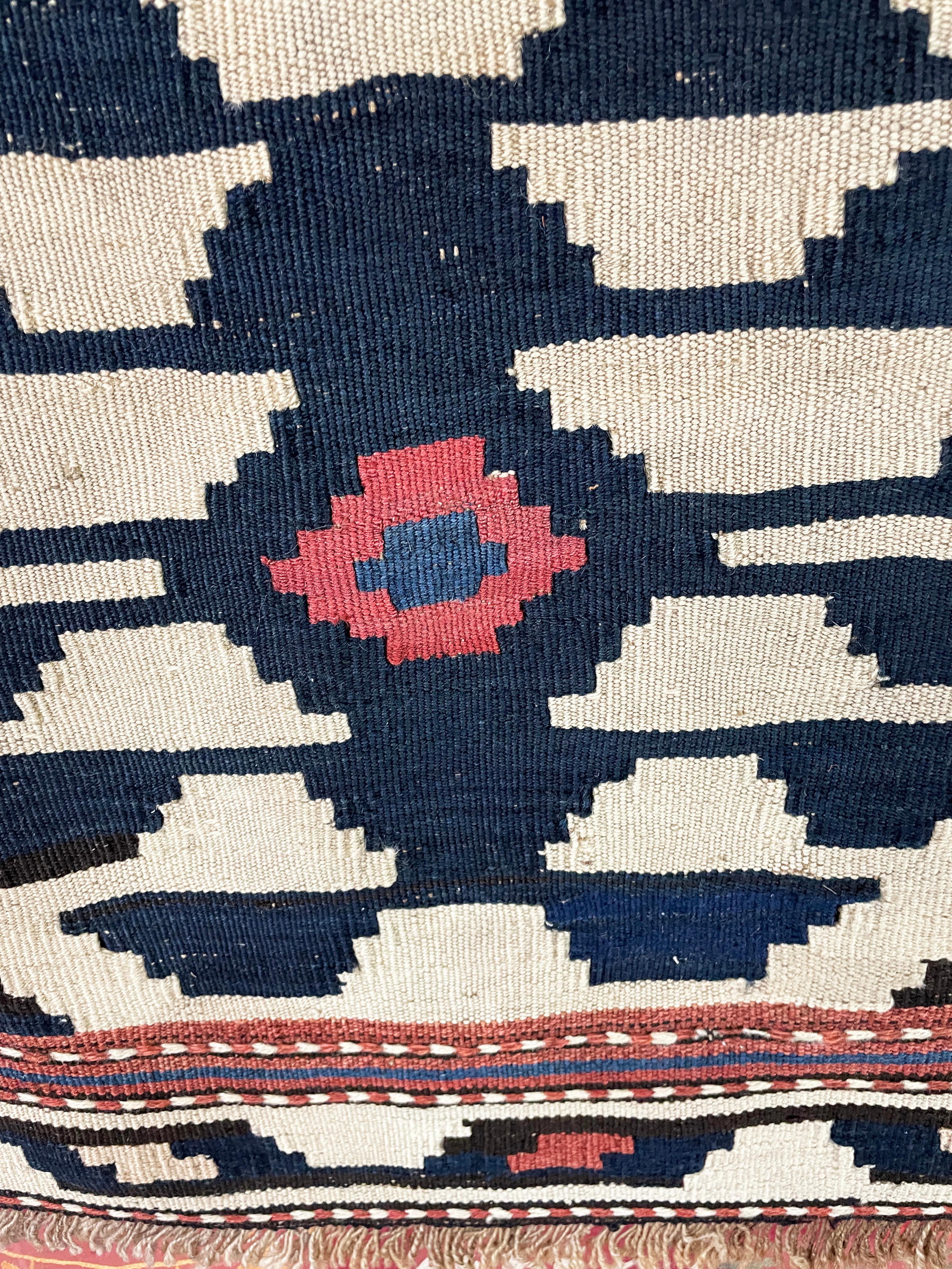 Antiguo Shahsavan Kilim/alfombra, c-1900 Caucásico en venta