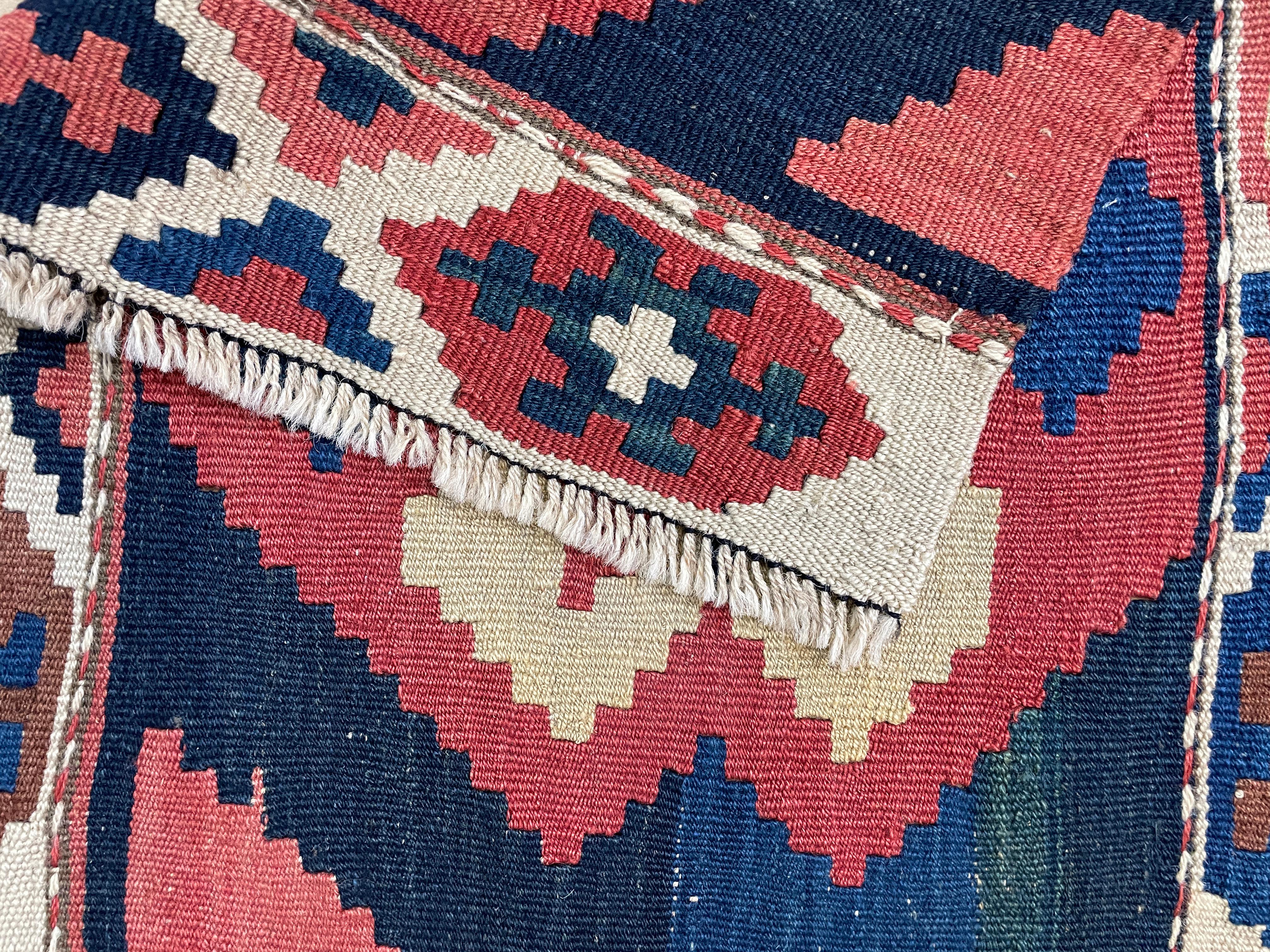 Antiker Schahsavan-Kilim/Teppich, um 1900 (Kaukasisch) im Angebot
