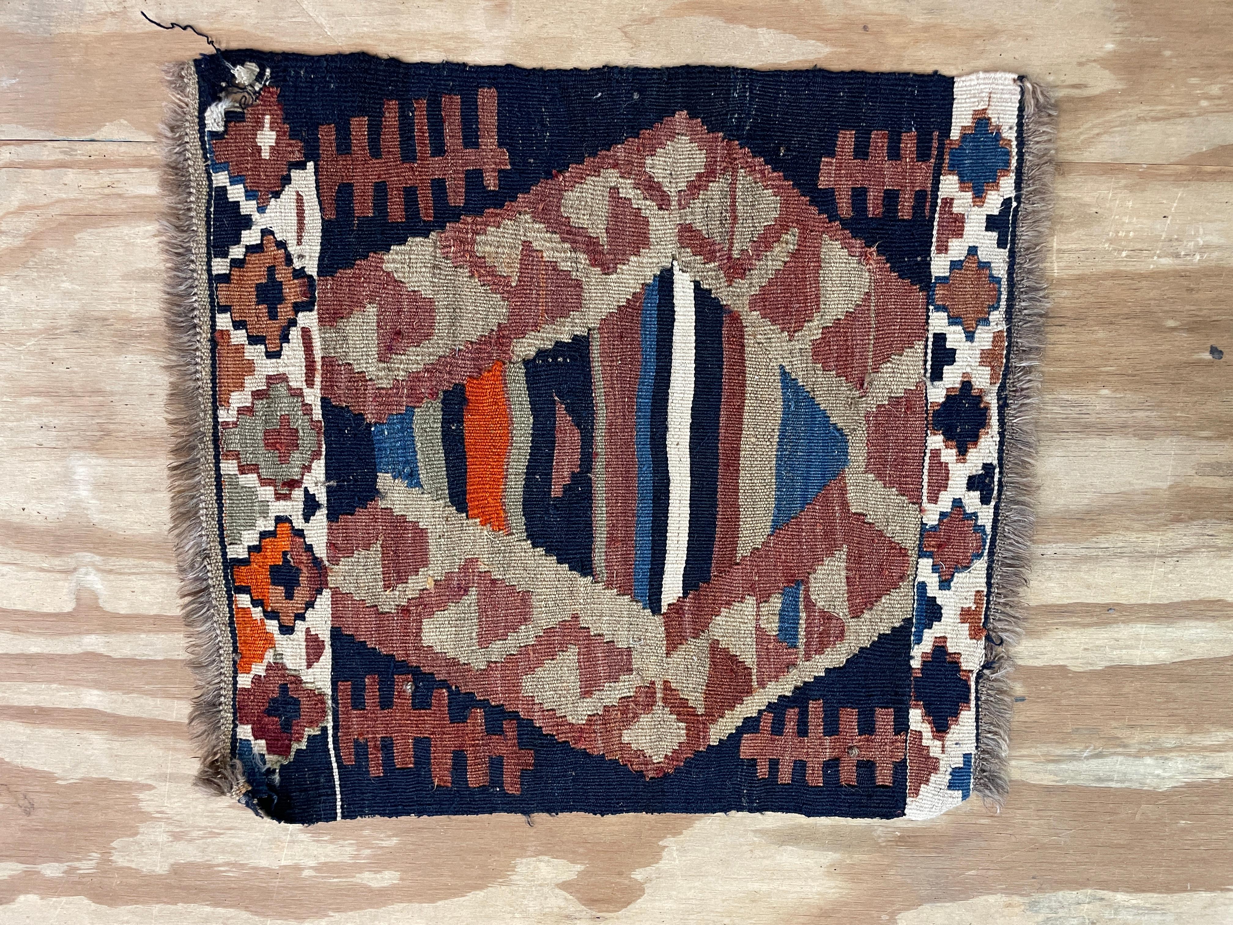 19th Century Antique Shahsavan Kilim/Rug, c-1900's