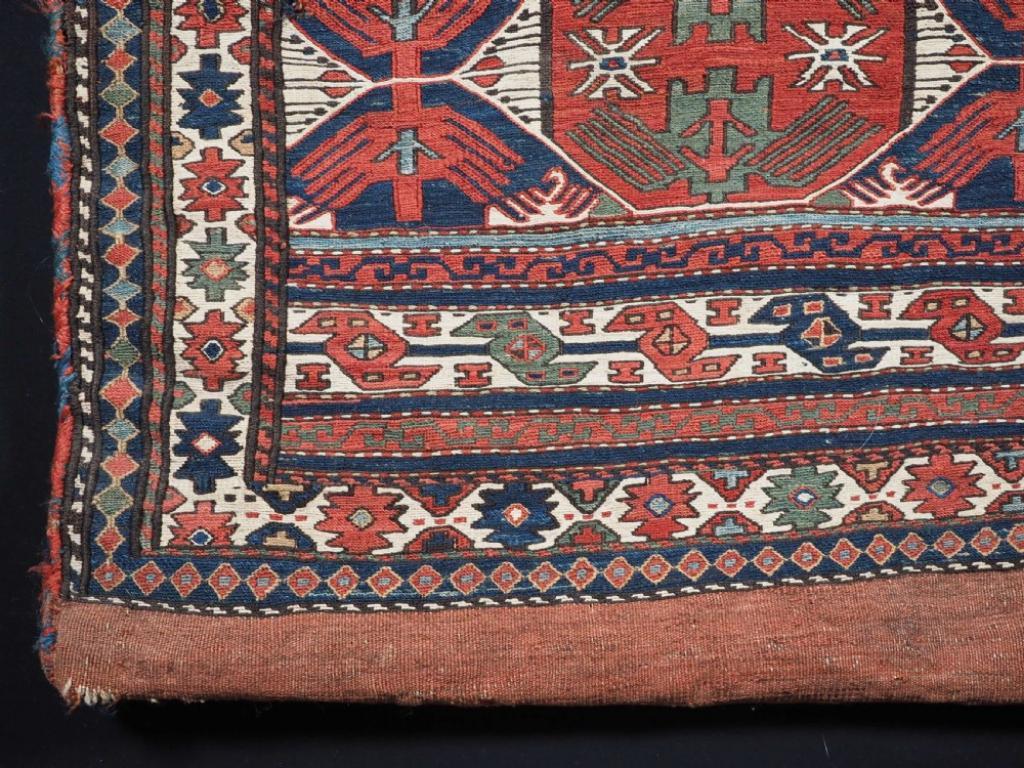 Antique Shahsavan Saddle Bag Face In Soumak Technique (B), Circa 1880 In Excellent Condition For Sale In Moreton-In-Marsh, GB