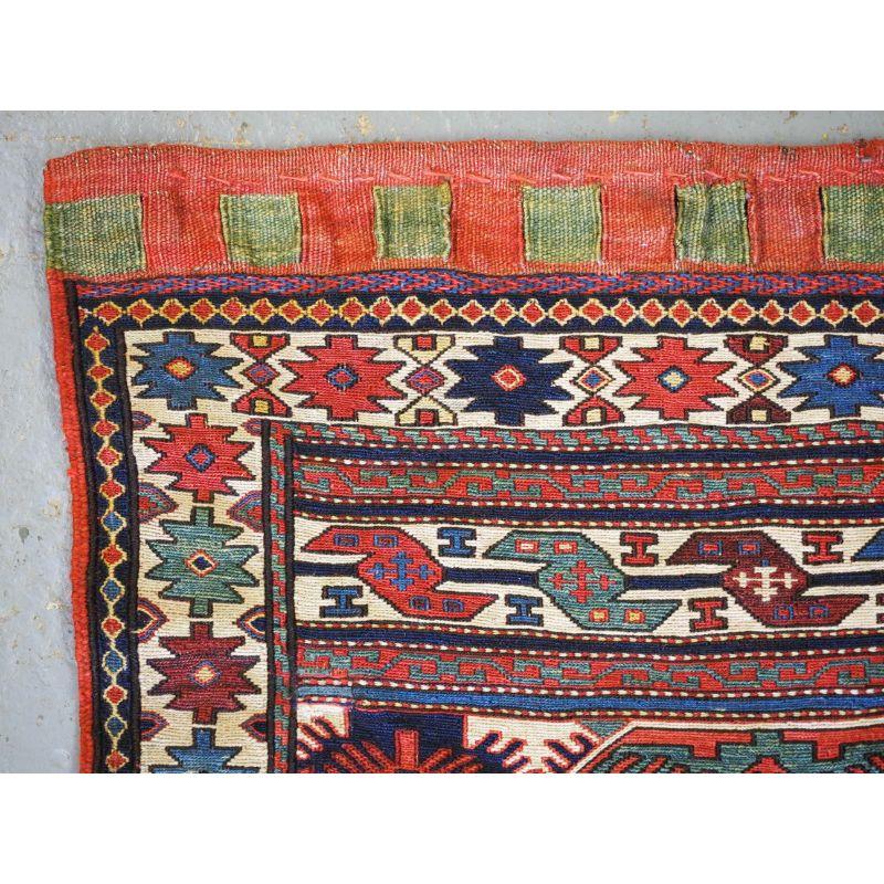 Antique Shahsavan saddle bag face in soumak technique.

An outstanding soumak bag face in a Classic Shahsavan design, superb natural dyes throughout.

The bag face is in outstanding original condition with very slight wear and no repairs. The