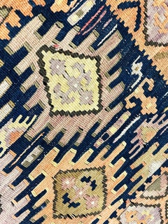 Antique Shahsavan Soumak Kilim/Rug, c-1900's