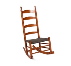 Antique Shaker Ladder Back Rocking Chair