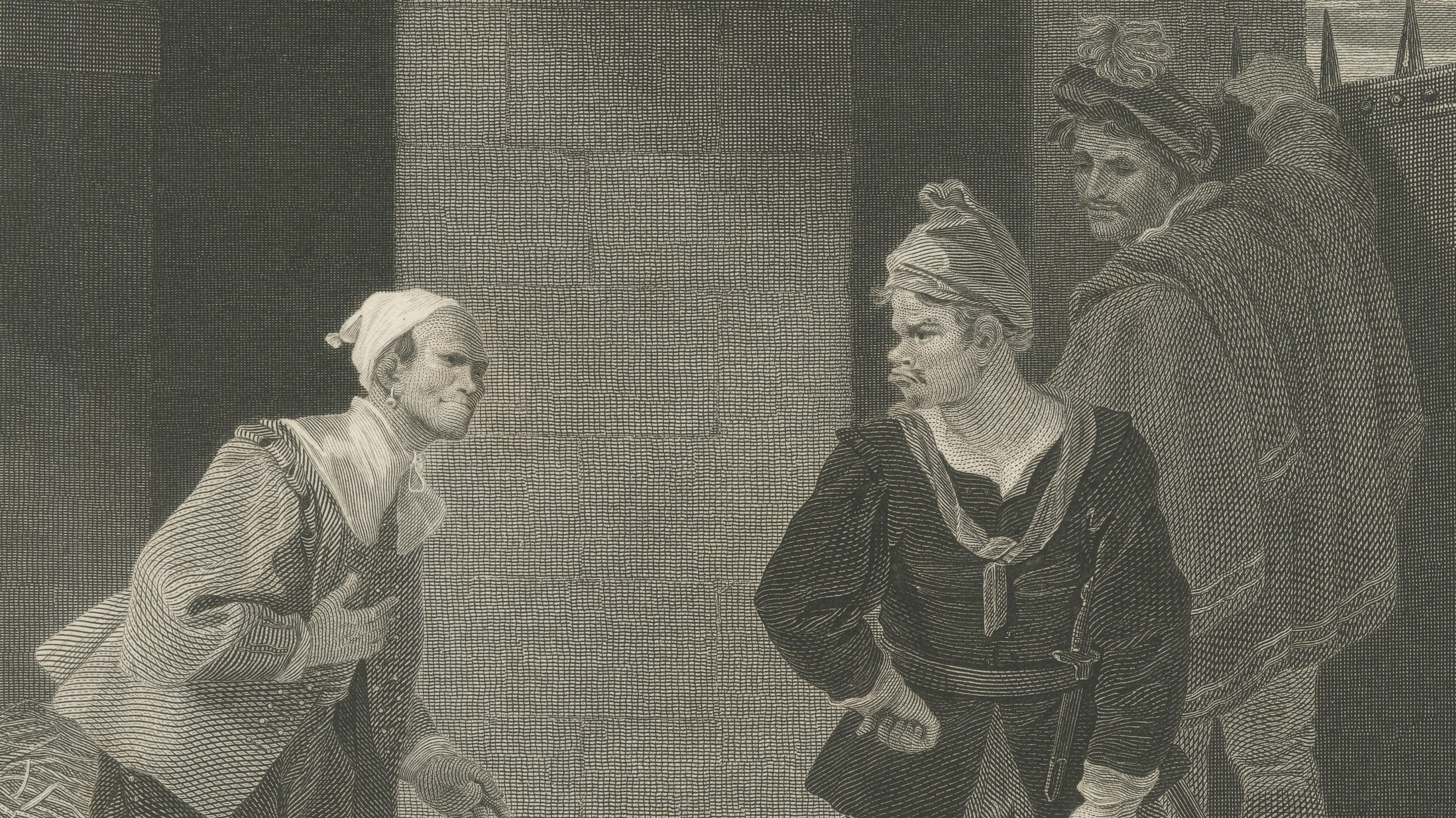 Antique Shakespeare Engraving - Measure for Measure Act I Scene I, Boydell 1797