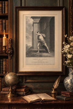 Antique Shakespeare Engraving – Timon of Athens, Boydell Gallery, 1803