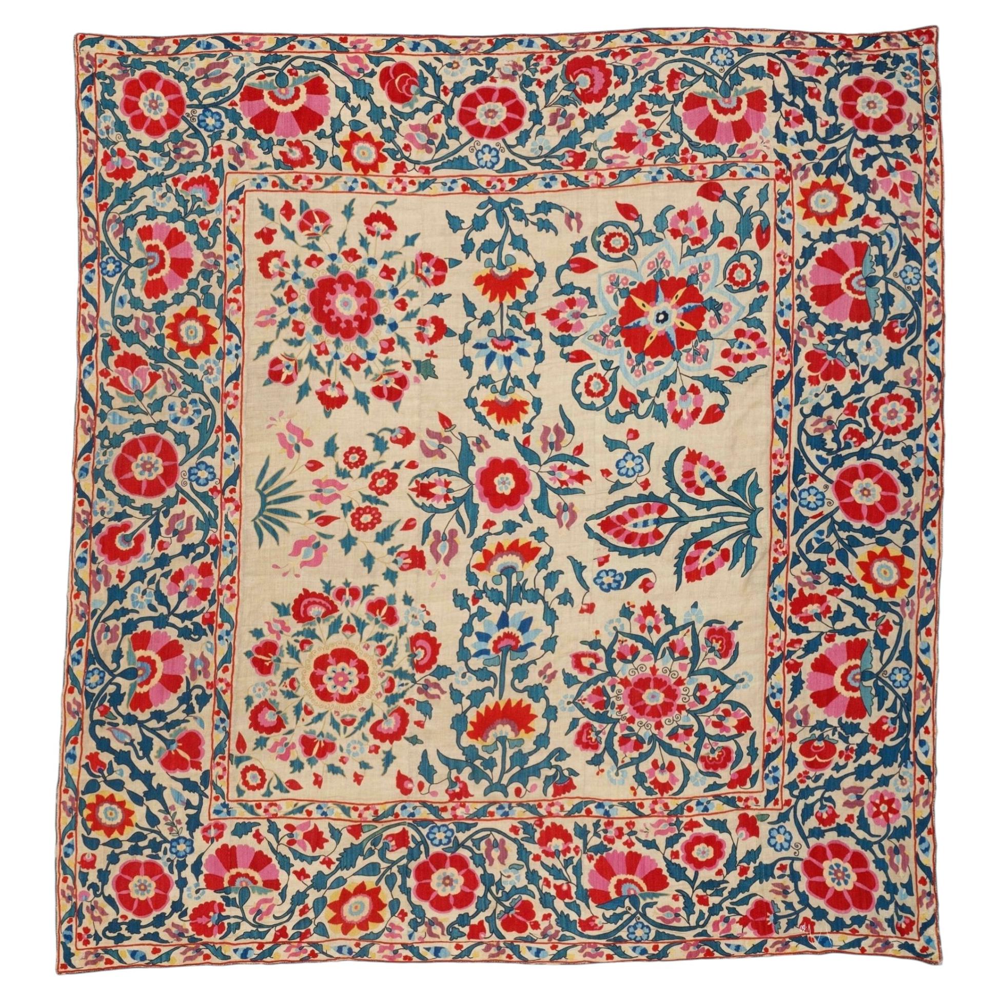 Antique Shakhrisyabz Suzani - Early 19th Century
