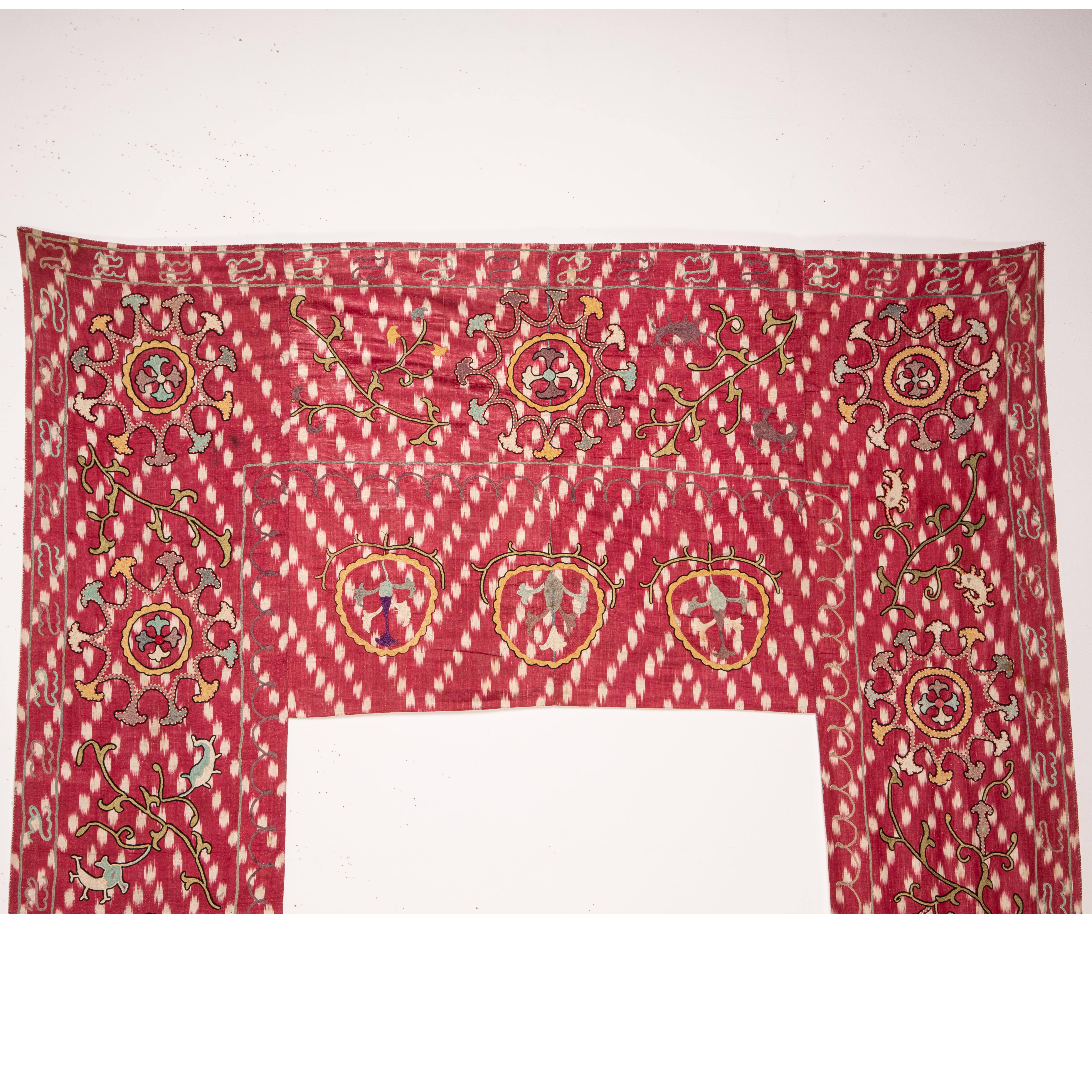 Embroidered Antique Shakrisabz Ruidjo 'Bridal Suzani', Uzbekistan, L 19th C For Sale