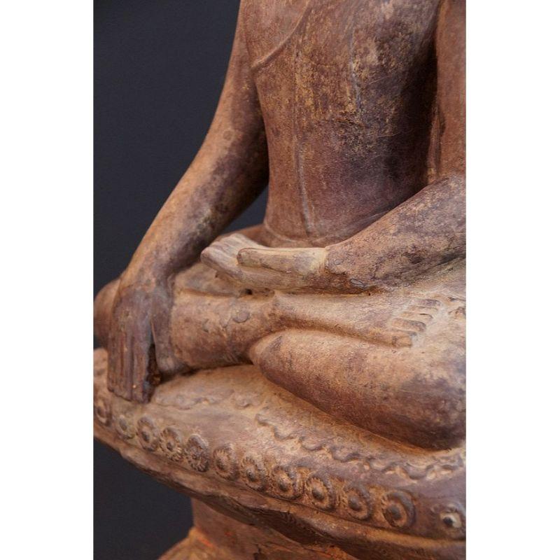 Antiker Shan-Buddha aus Birma im Angebot 5