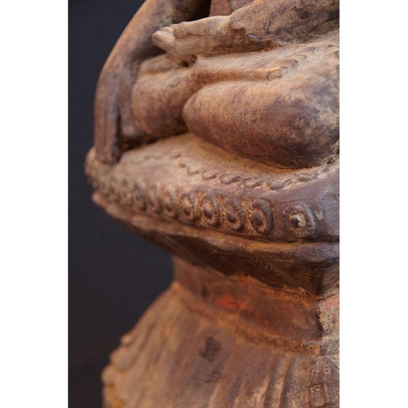 Antique Shan Buddha from Burma For Sale 6