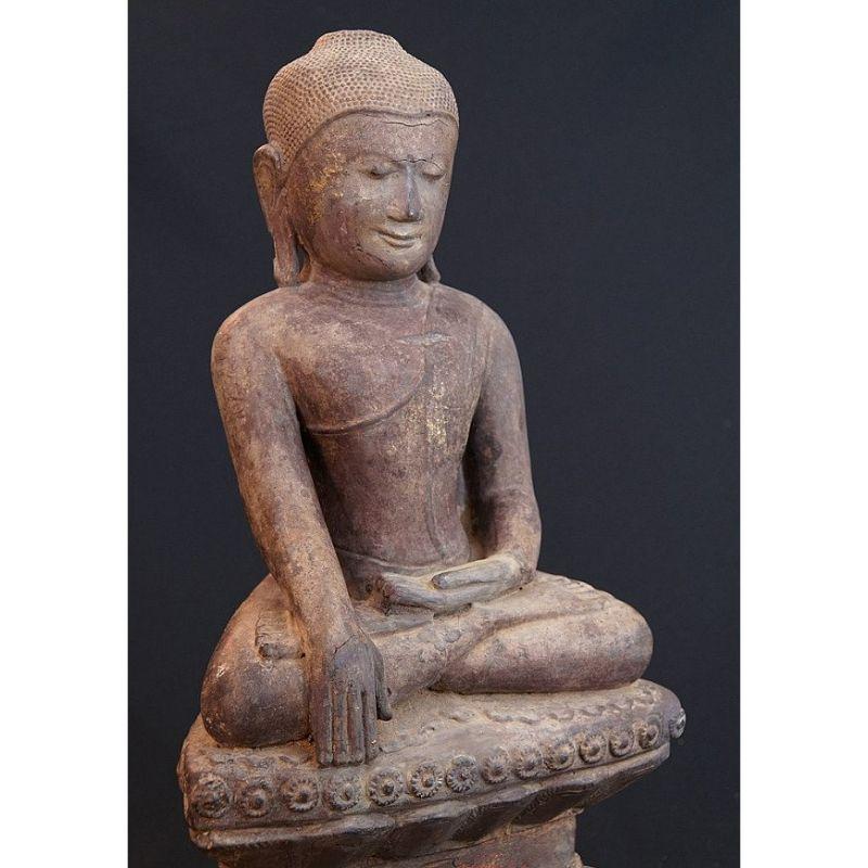 Bouddha Shan ancien de Birmanie en vente 2