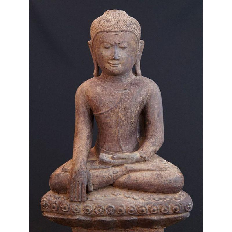Antique Shan Buddha from Burma For Sale 2