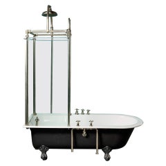Antiker Shanks Baldachin-Bad- und Showerschrank