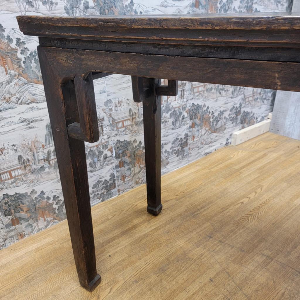 Antique Shanxi Province Elm Altar Table For Sale 1