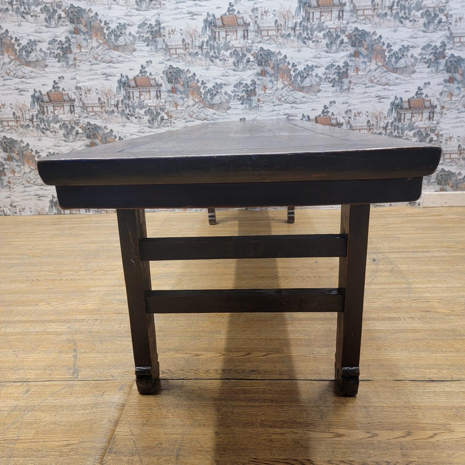 Antique Shanxi Province Elm Calligraphy Table For Sale 5