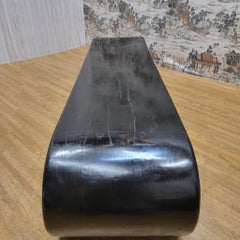 Antique Shanxi Province Elm Scroller Leg Low Table