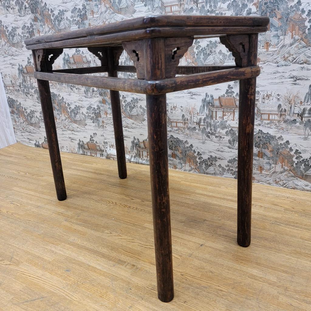 Antique Shanxi Province Elm Tall Table

This antique shanxi province elm table has its original color and patina.   

Circa 1800s

H 32