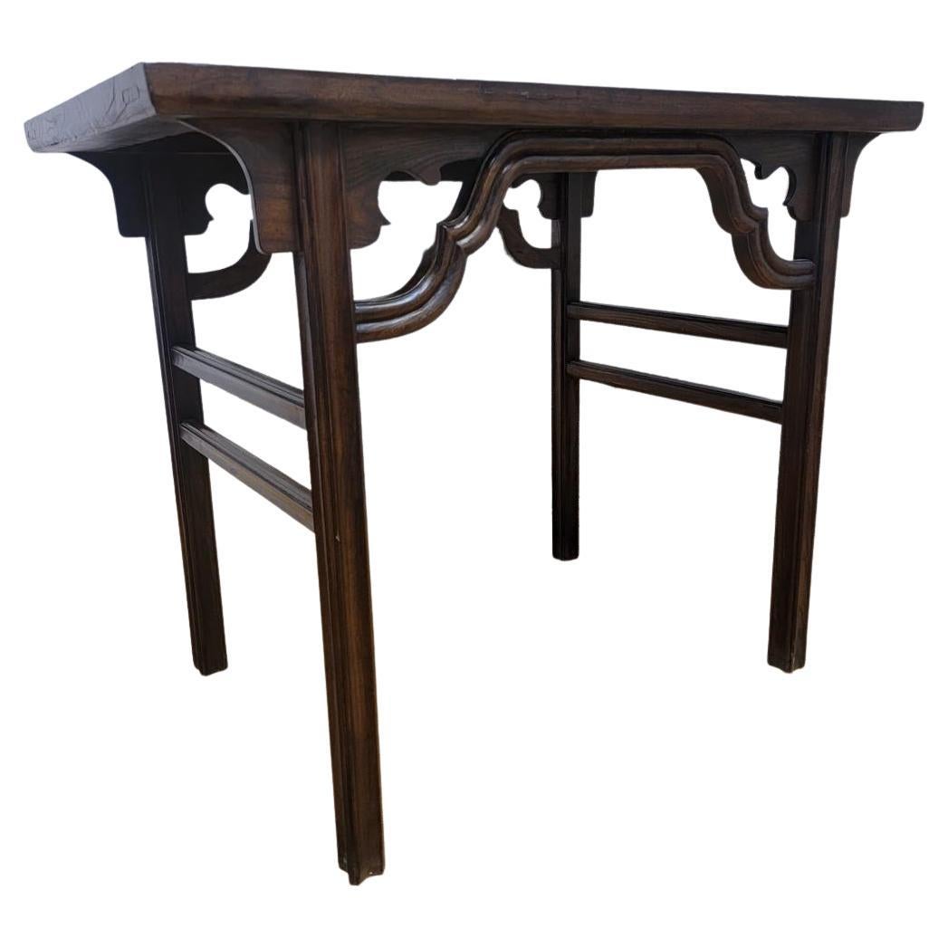 Antiker hoher Tisch aus Shanxi Province Ulme