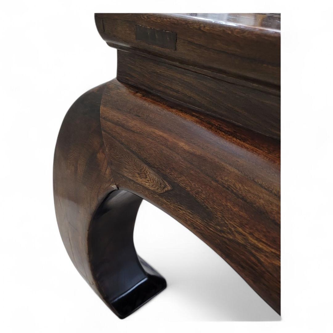 Antique Shanxi Province Lacquer Elm Coffee Table In Good Condition For Sale In Chicago, IL