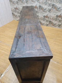 Antique Shanxi Province Original Hand Painted Elmwood Sideboard